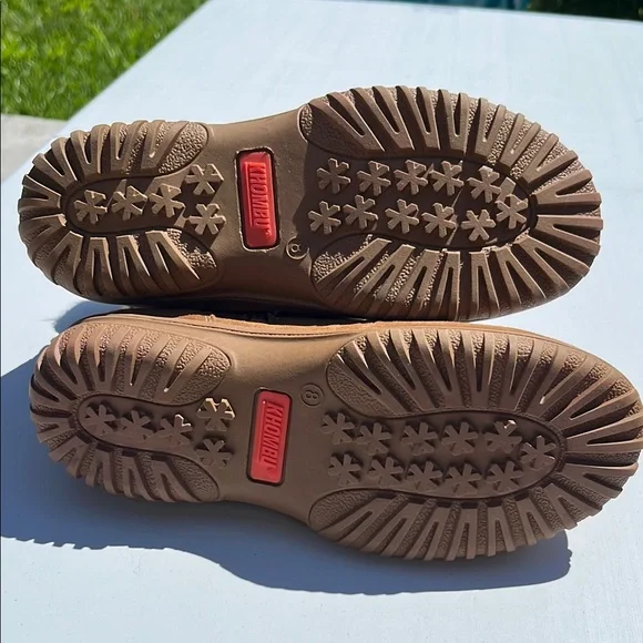 NWOT Khombu Tan Suede Winter Boots - Picture 9 of 12
